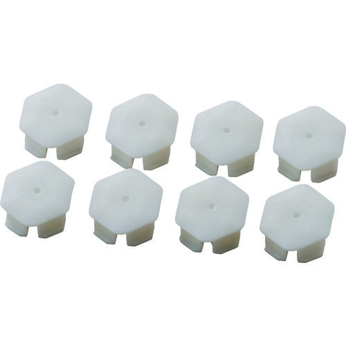 TRUSCO 樹脂台車 アクロキャリー AC−1用滑り止めゴムセット 10個入 白