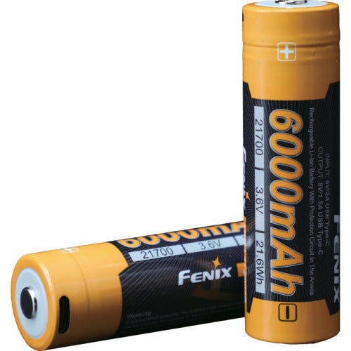 FENIX リチウムイオン専用充電電池 ARB−L21−6000B(USB充電タイプ)