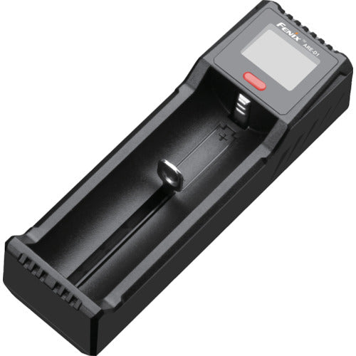 FENIX リチウムイオン充電池専用充電器 ARE−D1 Dシリーズ(デジタルパネル付) 幅38×奥行30×高さ120mm