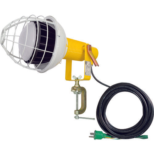 NICHIDO エコビックLED投光器100W 作業用 ワイド 昼白色 アース付 電線5m