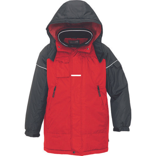 アイトス 防寒コート レッドM