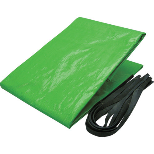 ユタカメイク PE軽トラックシート グリーン1.8×2.1m