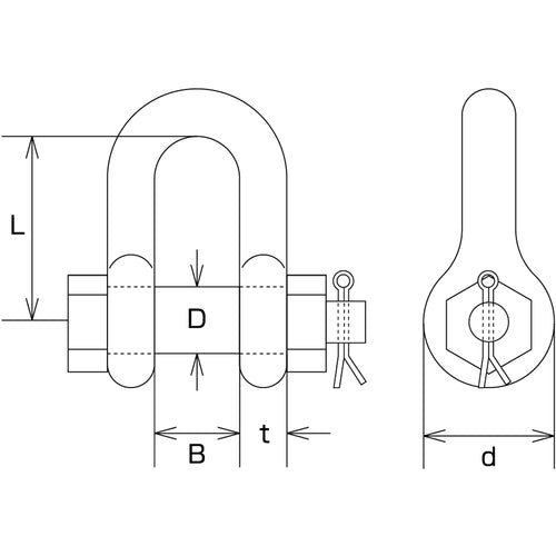水本 ステンレス JIS型シャックル