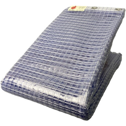 ユタカメイク シート 簡易間仕切り防炎・制電 2m×2m クリア