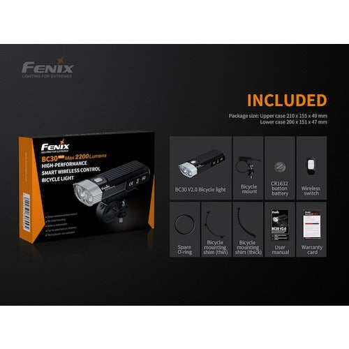 FENIX LEDバイクライト BC30V2
