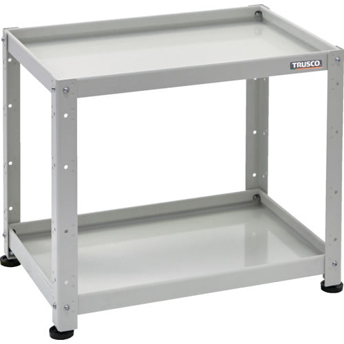 TRUSCO 小型ボルト式棚 バーディワゴンラック型 750X500 2段 ホワイト