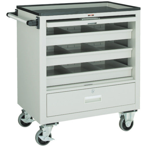 TRUSCO エースワゴン 685X450XH802 ケント扉 ネオグレー