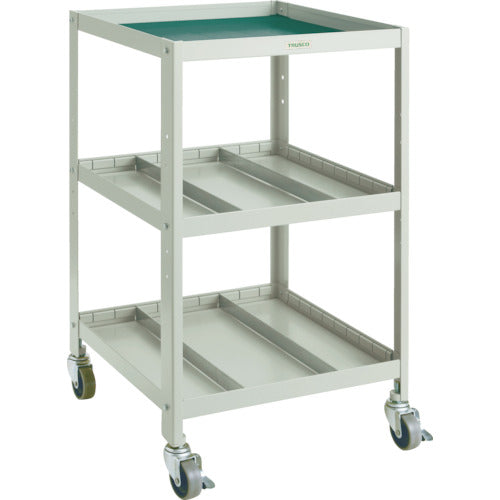 TRUSCO アングル式ツールワゴン BUWF型ワゴン 500X530XH900 3段