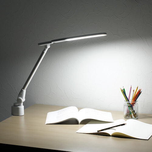 YAZAWA 調光調色伸縮LEDアームライト