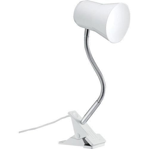 YAZAWA 9W昼光色LEDフレキシブルクリップライトホワイト