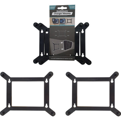 ステルスマウント マキタ充電器 18V/14.4V 急速充電器(DR18RC)用マウント(2個入り)
