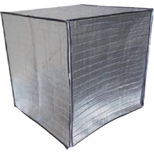 サンユー印刷 超遮断熱パレットカバー クールマジック シャインWバブル 1.15m×1.15m×1.2mH