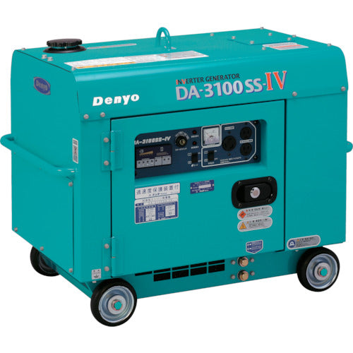 Denyo 防音型ディーゼルエンジン発電機 3.1kVA