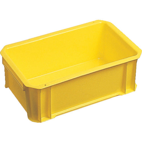 DIC DA型コンテナDA-3 ボックス型 外寸:W264×D165×H95 イエロー 黄