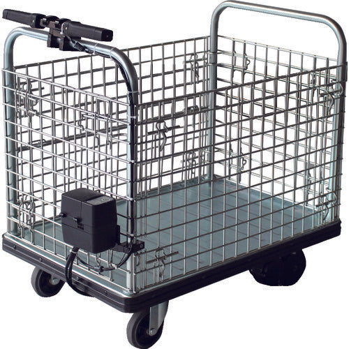 ダンディ 電動アシスト台車 ダンディアシスター カゴ台車 W900XD600