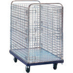 ダンディ スチール台車 ダンディDシリーズ タイプDG 高カゴ台車 6インチキャスター仕様 W1200×D750