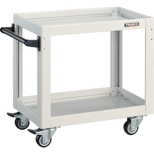 TRUSCO ツールワゴン ドルフィン 600×400 4輪自在 ウレタン車輪 ホワイト