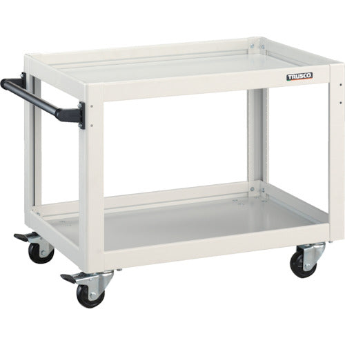 TRUSCO ツールワゴン ドルフィン 750X500 4輪自在 ホワイト