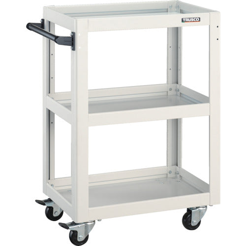 TRUSCO ツールワゴン ドルフィン 600X400 4輪自在 ホワイト