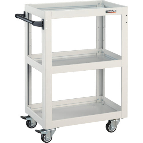 TRUSCO ツールワゴン ドルフィン 600×400 4輪自在 ウレタン車輪 ホワイト