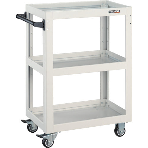 TRUSCO ツールワゴン ドルフィン 600×400 ウレタン車輪 ホワイト