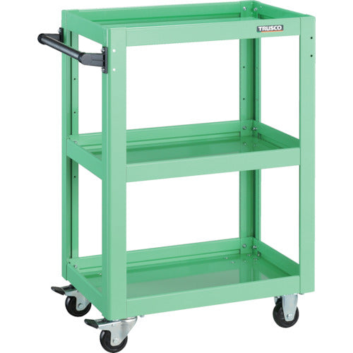 TRUSCO ツールワゴン ドルフィン 600X400 ヤンググリーン
