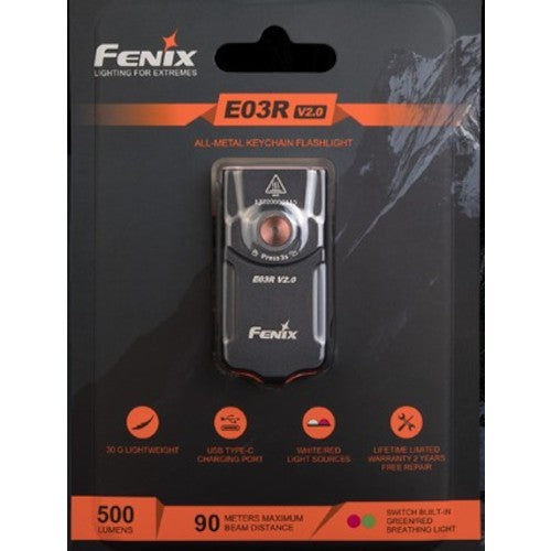 FENIX 充電式LEDライト E03R V2.0 グレー