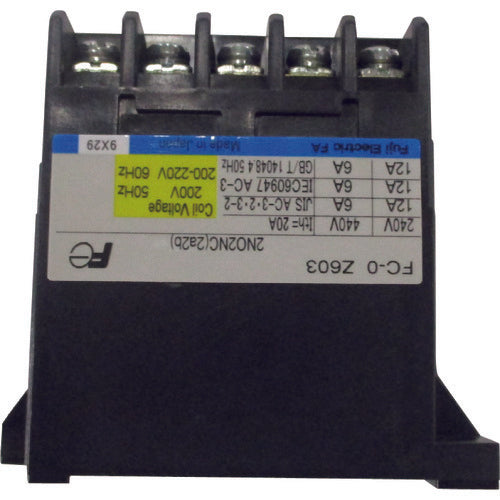 KITO 電気チェーンブロック キトーセレクトED3B形用部品 コンタクター FC-OZ603 200V