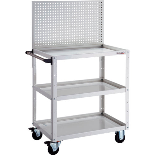 TRUSCO ツールワゴン イーグルワゴン 上部パンチングパネル 600×400×1330 ホワイト