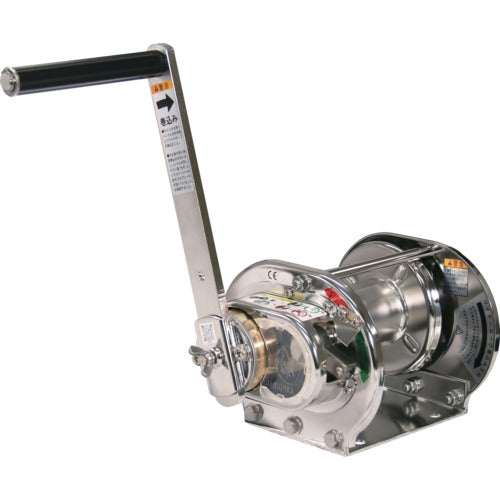 MAXPULL ステンレス手動ウインチ(電解研磨)