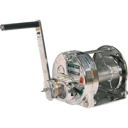 MAXPULL ステンレス手動ウインチ(電解研磨)