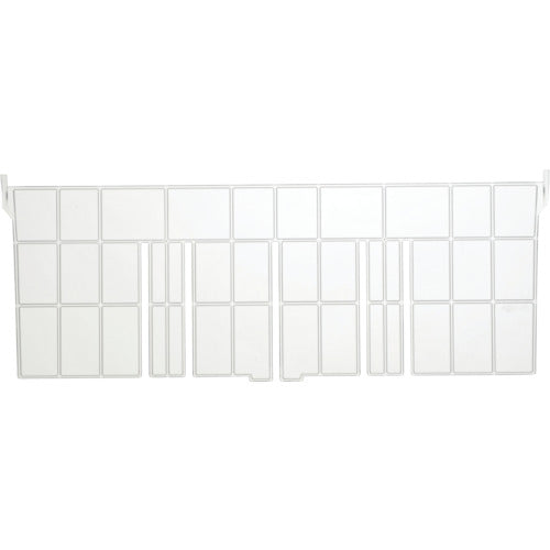 TRUSCO 仕切板 長手F-2用 透明