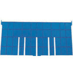 DIC F型コンテナF-17用長手用仕切板 外寸:365×183 青