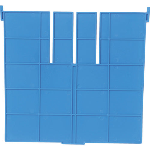 DIC F型コンテナF-21用長手仕切板:365×230 青