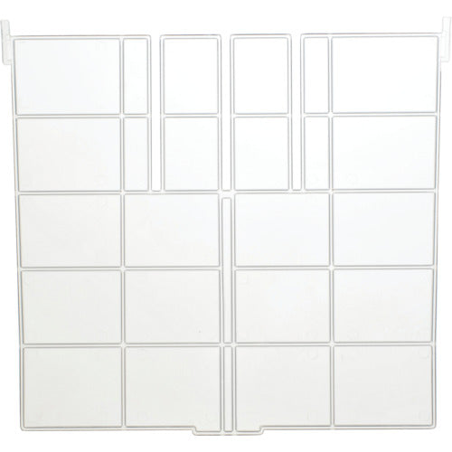 TRUSCO 仕切板 短手F-3用 透明