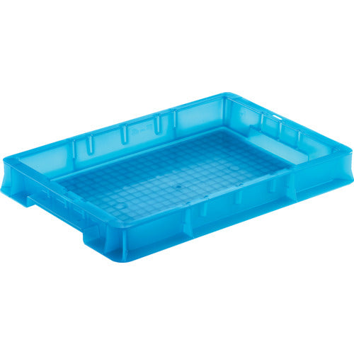 DIC エコシリーズF型コンテナF-4 外寸:W424×D291×H56 クリアブルー