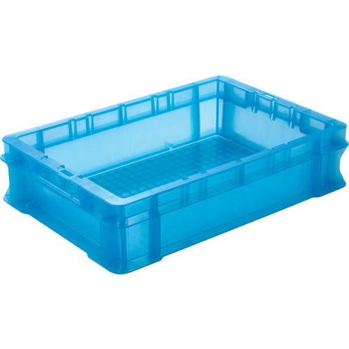DIC エコシリーズF型コンテナF-8 外寸:W424×D291×H102.5 クリアブルー