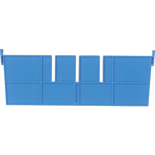 DIC F型コンテナF-8用短手仕切板:243×88 青