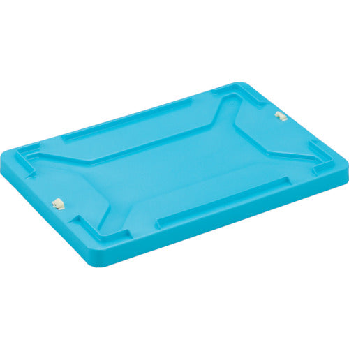 TRUSCO F型エコキャップ再生コンテナ用蓋 ライトブルー