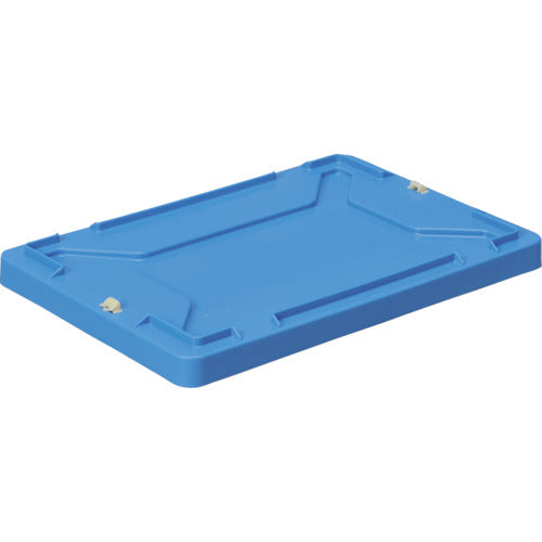 DIC F型コンテナ蓋(ロック付) 外寸:W423XD288XH36.5 青