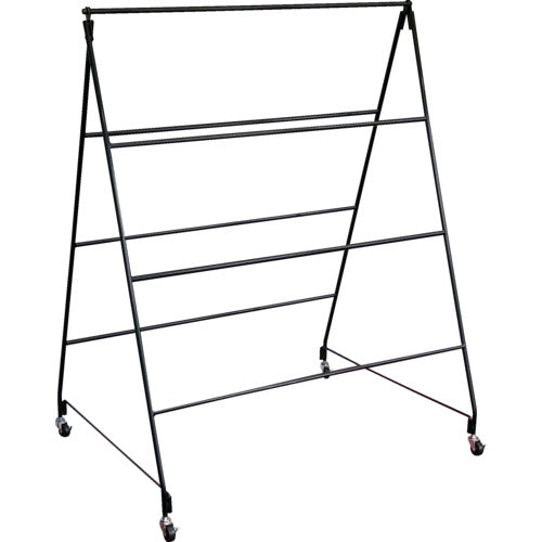 TRUSCO 折り畳みハンガーラックA型(キャスター付き)1200×900×H1500