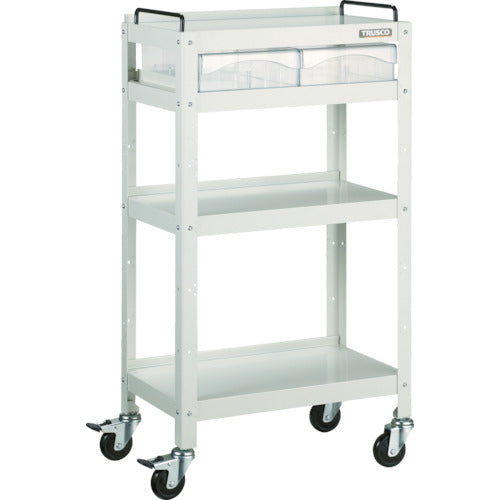 TRUSCO ツールワゴン ファイルラビット 540X330XH970 A4深引出X2