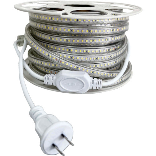 富士倉 LEDロープライト 片面発光 20M 白色