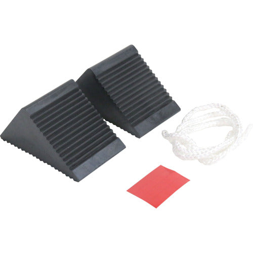 Meltec ゴム製 タイヤストッパー 2個入り 乗用車以下