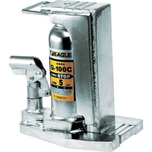 イーグル クリーンルームレバー回転爪つきジャッキ 爪能力5t