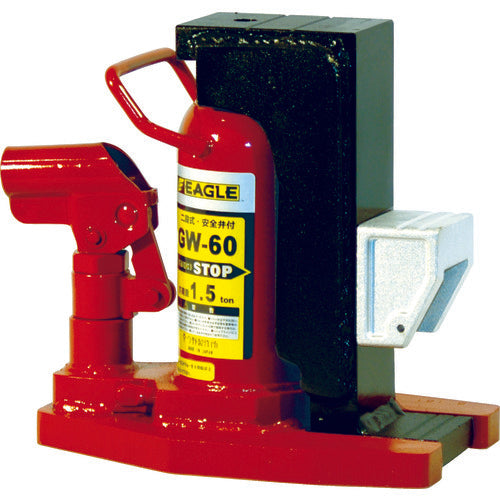 イーグル 爪付ジャッキ アタッチメントタイプ2段式爪つきジャッキ 安全弁付 1.5t