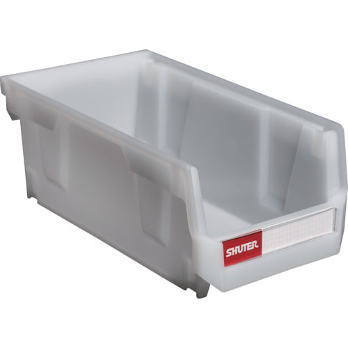 SHUTER スタッキングコンテナ 0.8L 白半透明