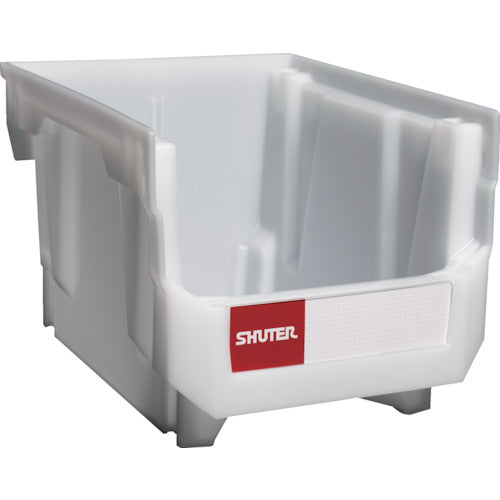 SHUTER スタッキングコンテナ 6.6L 白半透明