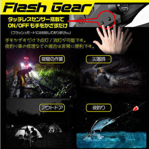 リンクサス 充電式デュアルヘッドライト