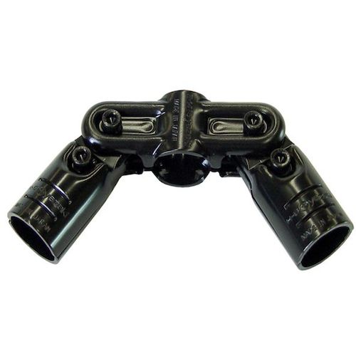 yazaki イレクター Φ28 メタルジョイント HJ-12 ブラック
